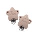 Clip Stella I Love Mom in silicone – Accessorio creativo per portaciucci e articoli handmade
