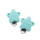 Clip Stella I Love Mom in silicone – Accessorio creativo per portaciucci e articoli handmade