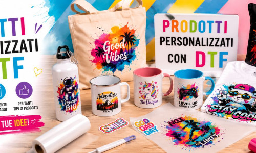 Come creare un file PDF o PNG per la personalizzazione in DTF