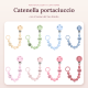Catenella Portaciuccio Buble in Silicone Personalizzata con Nome
