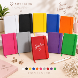 Blocco Note A5 ALBA Personalizzabile in Similpelle