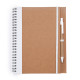 Blocco Note Quaderno ALANI con Penna e Copertina in Cartone Riciclato