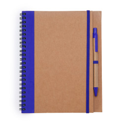 Blocco Note Quaderno ALANI con Penna e Copertina in Cartone Riciclato