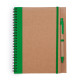 Blocco Note Quaderno ALANI con Penna e Copertina in Cartone Riciclato