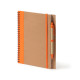 Blocco Note Quaderno ALANI con Penna e Copertina in Cartone Riciclato