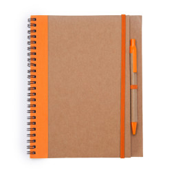 Blocco Note Quaderno ALANI con Penna e Copertina in Cartone Riciclato