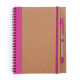 Blocco Note Quaderno ALANI con Penna e Copertina in Cartone Riciclato