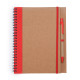 Blocco Note Quaderno ALANI con Penna e Copertina in Cartone Riciclato