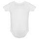 Body bambino manica corta in cotone pettinato personalizzabile