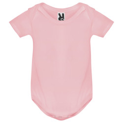 Body bambino manica corta in cotone pettinato personalizzabile