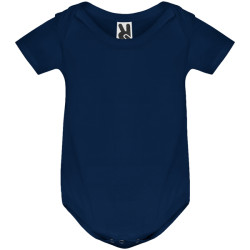 Body bambino manica corta in cotone pettinato personalizzabile