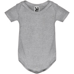 Body bambino manica corta in cotone pettinato personalizzabile