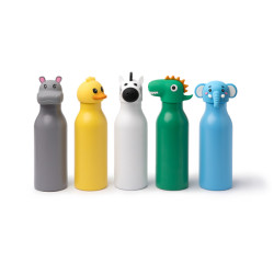Borraccia termica 450 ml con tappo animaletto per bambini