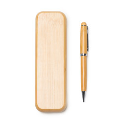 Penna in Bambù con Cofanetto Magnetico Elegante