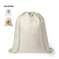 Borsa lucida personalizzabile soft-touch con stampa sublimazione