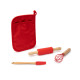 Set da cucina ( GINGER ) per bambini con mattarello, frusta e spatola – ARTEKIDS