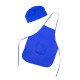 Set grembiule ( JAMIE ) e cappello da cucina per bambini in TNT