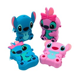 Astuccio Angel & Stitch in silicone – Porta ciuccio pratico e colorato per bambini