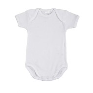 Body neonato in cotone a manica corta