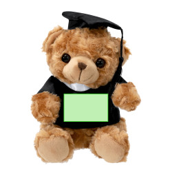 Orsetto di peluche laurea con toga e tocco personalizzabile – Idea regalo speciale