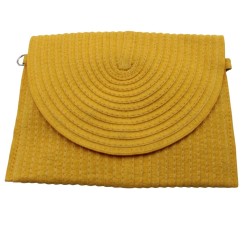 Pochette in yuta con tracolla – Accessorio personalizzabile per progetti creativi by ARTEKIDS
