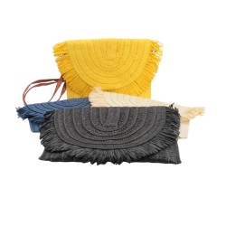 Pochette in yuta con frange e tracolla – Accessorio creativo da personalizzare firmato ARTEKIDS