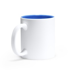 Tazza in ceramica Bianca con interno colorato