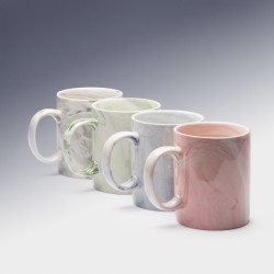 Tazza in Ceramica Effetto Marmo 350 ml - Eleganza e Funzionalità