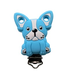 Clip Bulldog in silicone – Accessorio creativo per portaciucci e articoli handmade