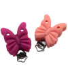 Clip Farfalla glitter in silicone – Accessorio creativo per portaciucci e articoli handmade