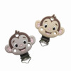 Clip Scimmietta in silicone – Accessorio divertente per portaciucci e creazioni handmade