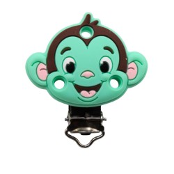 Clip Scimmietta in silicone – Accessorio divertente per portaciucci e creazioni handmade