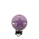Clip Tonda con Stella in silicone – Accessorio elegante per creazioni handmade e portaciucci