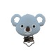 Clip Koala in silicone – Accessorio tenero e sicuro per portaciucci handmade