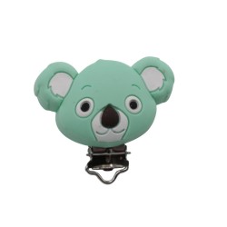 Clip Koala in silicone – Accessorio tenero e sicuro per portaciucci handmade
