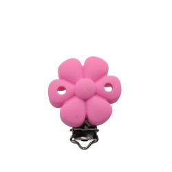 Clip Fiore in silicone – Accessorio elegante per portaciucci e articoli handmade