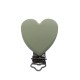 Clip Cuore senza fori in silicone personalizzabile – Accessorio elegante per creazioni handmade