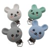 Clip Coniglio in silicone – Accessorio dolce e sicuro per portaciucci e creazioni handmade