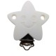 Clip Stella con sorriso in silicone – Accessorio creativo per portaciucci e articoli handmade