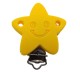 Clip Stella con sorriso in silicone – Accessorio creativo per portaciucci e articoli handmade