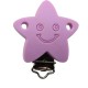 Clip Stella con sorriso in silicone – Accessorio creativo per portaciucci e articoli handmade