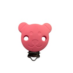 Clip Orsetto in silicone – Accessorio tenero e sicuro per portaciucci e creazioni handmade