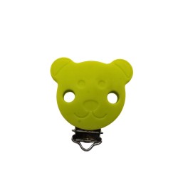 Clip Orsetto in silicone – Accessorio tenero e sicuro per portaciucci e creazioni handmade