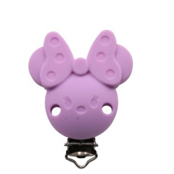Clip Minnie Sagoma in silicone – Accessorio creativo per portaciucci e articoli handmade