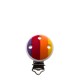 Clip Tonda Multicolor in silicone – Accessorio sicuro e creativo per portaciucci handmade