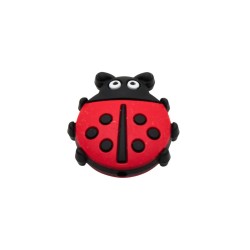 Inserto Coccinella in silicone – Dettaglio portafortuna per creazioni handmade e accessori neonato