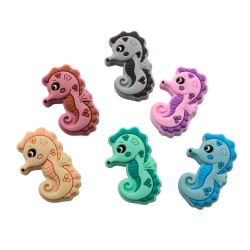 Inserto Cavalluccio Marino in silicone – Dettaglio marino per accessori handmade e neonati
