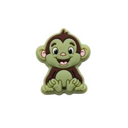 Inserto Scimmia in silicone – Accessorio divertente per portaciucci e articoli handmade
