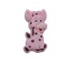 Inserto Giraffa in silicone – Dettaglio creativo per accessori neonato e articoli handmade