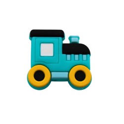 Inserto Trenino in silicone – Dettaglio creativo per portaciucci e accessori handmade
